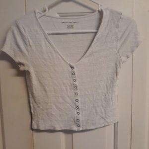 American eagle crop shirt